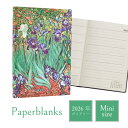 ペーパーブランクス Paperblanks 2026年 ダイアリー ミニサイズ ヴァン・ゴッホのアイリス Van Gogh’s Irises DJD6190