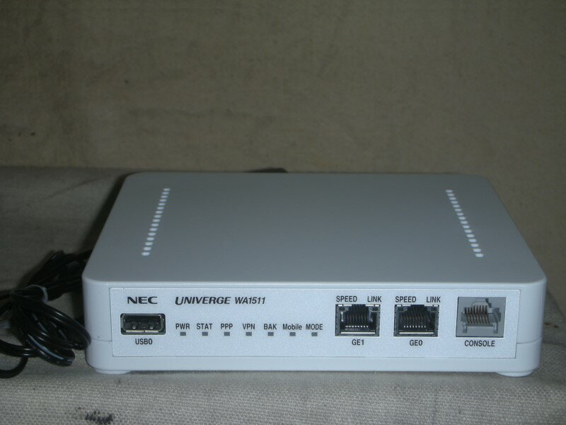 樂天商城 - 【中古】ワイヤレスVPNルータ/NEC UNIVERGE WA1511-DL01 ※※専用SIMアダプタ並びにSIM カード無し※※