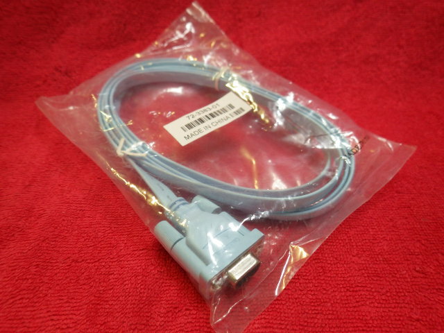 新品・未開封！CISCO 純正品　コンソールケーブル/72-3383-01 RJ-45 DB-9【クリックポスト送料無料】※時間指定・日に…