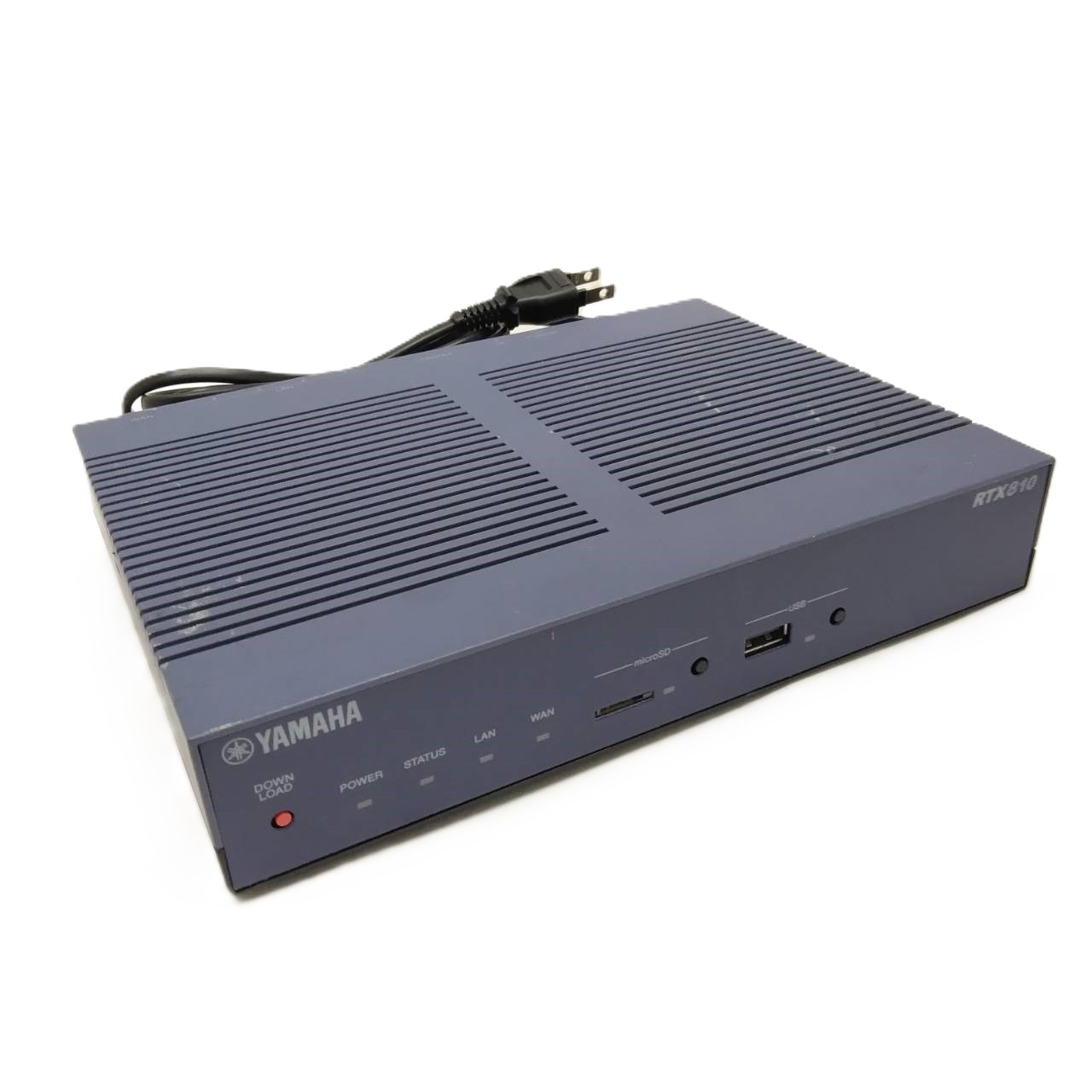 ◆商品情報◆ 商品名/型番 ギガアクセスVPNルータ /YAMAHA RTX810 スペック ・工場出荷時設定 [password : 無] ・機器情報は次の通り RTX810 Rev.11.01.25 (Wed Jul 29 11:56:31 2015) Copyright (c) 1994-2015 Yamaha Corporation. All Rights Reserved. Copyright (c) 1995-2004 Jean-loup Gailly and Mark Adler. Copyright (c) 1998-2000 Tokyo Institute of Technology. Copyright (c) 2000 Japan Advanced Institute of Science and Technology, HOKURIKU. Copyright (c) 2002 RSA Security Inc. All rights reserved. Copyright (c) 1997-2010 University of Cambridge. All rights reserved. Copyright (C) 1997 - 2002, Makoto Matsumoto and Takuji Nishimura, All rights reserved. Copyright (c) 1995 Tatu Ylonen , Espoo, Finland All rights reserved. Copyright (c) 1998-2004 The OpenSSL Project. All rights reserved. Copyright (C) 1995-1998 Eric Young (eay@cryptsoft.com) All rights reserved. Copyright (C) 1994-2012 Lua.org, PUC-Rio. Copyright (c) 1988-1992 Carnegie Mellon University All Rights Reserved. Copyright (C) 2004-2007 Diego Nehab. All rights reserved. 00:a0:de:ee:7e:**, 00:a0:de:ee:7e:** Memory 128Mbytes, 2LAN > administrator Password: # show config # RTX810 Rev.11.01.25 (Wed Jul 29 11:56:31 2015) # MAC Address : 00:a0:de:ee:7e:**, 00:a0:de:ee:7e:** # Memory 128Mbytes, 2LAN # main: RTX810 ver=00 serial=S3K21**** MAC-Address=00:a0:de:ee:7e:** MAC-Addre ss=00:a0:de:ee:7e:** # Reporting Date: May 25 11:58:07 2023 ip lan1 address 192.168.100.1/24 dhcp service server dhcp server rfc2131 compliant except remain-silent dhcp scope 1 192.168.100.2-192.168.100.191/24 # show environment RTX810 BootROM Ver. 1.00 RTX810 FlashROM Table Ver. 1.01 RTX810 Rev.11.01.25 (Wed Jul 29 11:56:31 2015) main: RTX810 ver=00 serial=S3K21**** MAC-Address=00:a0:de:ee:7e:** MAC-Addre ss=00:a0:de:ee:7e:** CPU: 0%(5sec) 0%(1min) 0%(5min) メモリ: 7% used パケットバッファ: 0%(small) 0%(middle) 5%(large) 0%(huge) used ファームウェア: internal 実行中設定ファイル: config0 デフォルト設定ファイル: config0 起動時刻: 2023/05/25 11:56:34 +09:00 現在の時刻: 2023/05/25 11:58:23 +09:00 起動からの経過時間: 0日 00:01:49 セキュリティクラス レベル: 1, FORGET: ON, TELNET: OFF # 付属品 無し 備考 筐体上下面は擦り傷あり。 取扱説明書や接続コンソールケーブル 等の付属は一切ありません。 機器詳細設定等の技術面のお問い合わせには対応できません。 保障期間 商品到着後一週間 発送サイズ 60サイズ