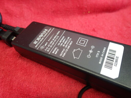 【中古】KOBAYASHI/SATO レスプリex用ACアダプタ適合型番:SATO T408v-ex,T412v-ex,R408v-ex,R412v-ex/KOBAYASHI iP-66,iP-206,iP-226 【中古】KOBAYASHI/SATO レスプリex用ACアダプタ適合型番:SATO T408v-ex,T412v-ex,R408v-ex,R412v-ex/KOBAYASHI iP-66,iP-206,iP-226