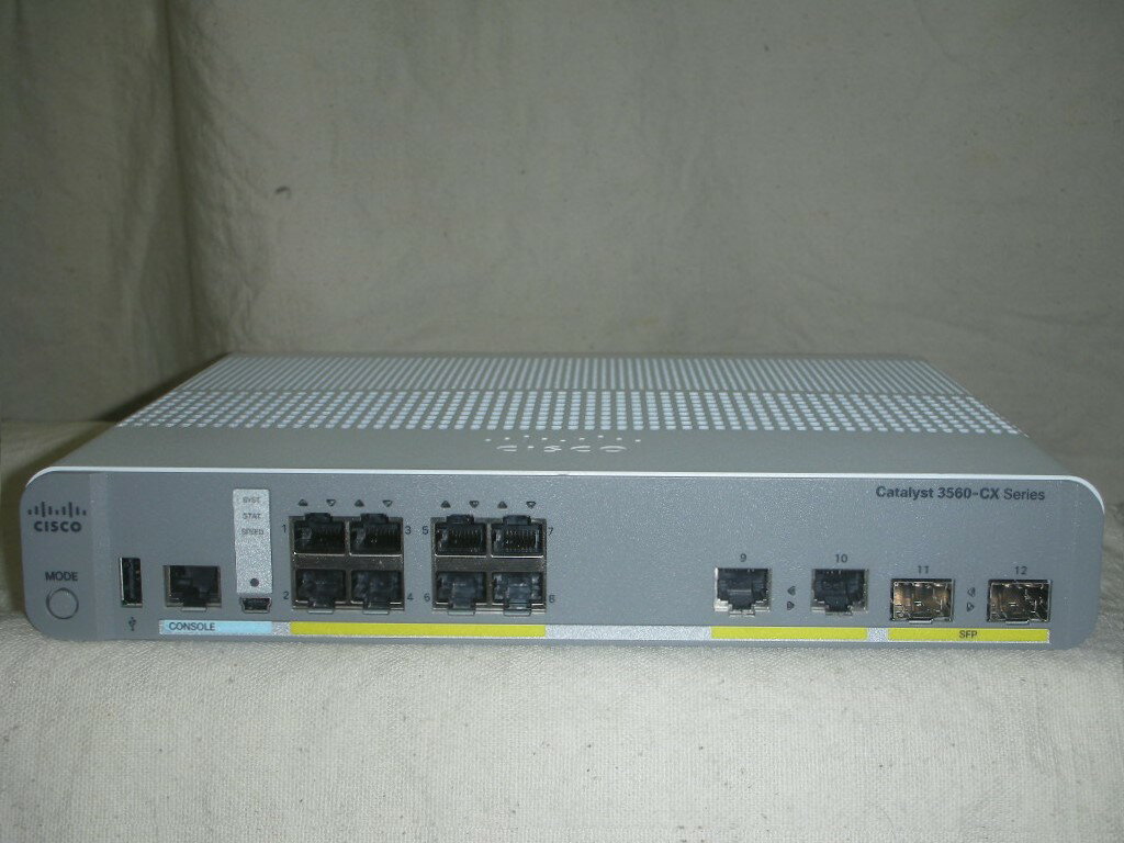 Rakuten - 【中古】Cisco Catalyst 3560-CX [WS-C3560CX-8TC-S V04]