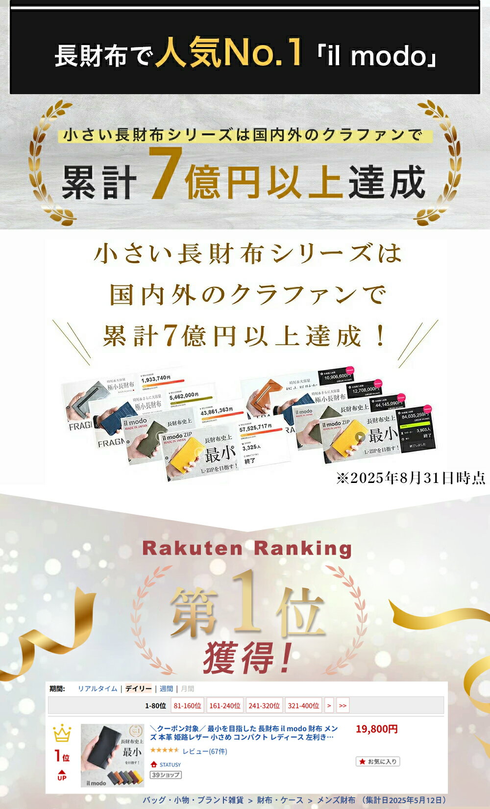 最小を目指した 長財布 il modo メンズ 財布 レディース 本革 小さめ コンパクト ...