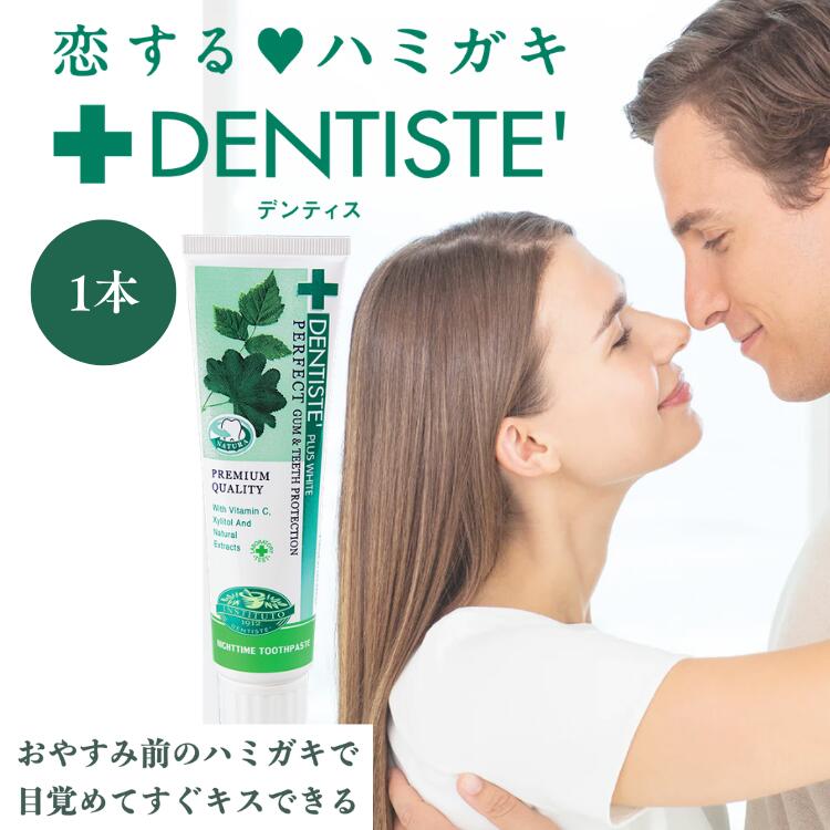 デンティスチュ－ブタイプ 機内持込100g デンティス リベルタ 歯磨き粉 歯みがき粉 チューブ 歯磨き 歯みがき はみがき 息 口臭予防 口臭 寝起き くさい 対策 改善 解消 DENTISTE LIBERTA