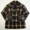 TENDERLOIN テンダーロイン 09AW T-PEA COAT T-RAILCOAT Pコート ジャケット 茶 Size 【L】 【中古品-ほぼ新品】 2...