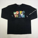 Wasted youth ウェイステッドユース Verdy ×UNDERCOVER Logo LS ロンT 黒 Size 【XL】 【新古品 未使用品】 20753499