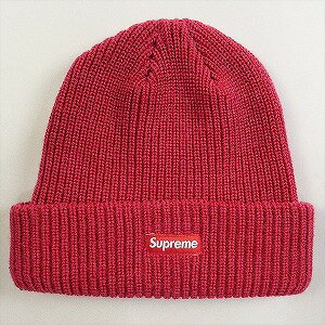 SUPREME シュプリーム 17AW Heather Loose Gauge Beanie ビーニー 赤 Size 【フリー】 【中古品-良い】 20752000