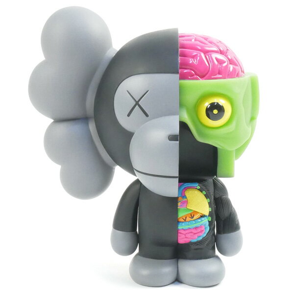 A BATHING APE ア ベイシング エイプ ×Original Fake オリジナルフェイク 11SS KAWS MILO 人体模型マイロフィギュア 黒 Size【フリー】 【新古品・未使用品】