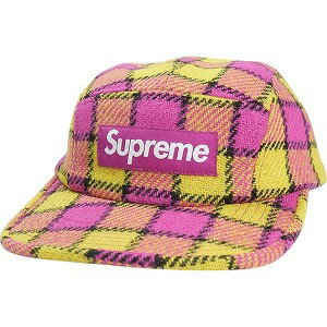 SUPREME シュプリーム 25SS Harris Tweed Camp Cap Pink Plaid キャンプキャップ ピンク Size 【フリー】 【新古品・未使用品】 20816334