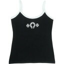 CHROME HEARTS クロム・ハーツ ROLLER SKATES TANK HORSESHOE BLACK キャミソール 黒 Size 【レディースM】 ...