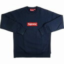 SUPREME シュプリーム 15AW Box Logo Crewneck Navy BOXロゴクルーネックスウェット 紺 Size   20783939