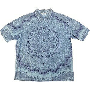 TENDERLOIN テンダーロイン T-PAISLEY SHT S/S 半袖シャツ 青 Size   20793260