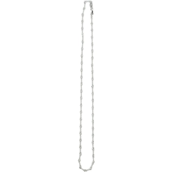 CHROME HEARTS クロム・ハーツ TWIST CAHIN WHITE GOLD 18K I18 ネックレス 白 Size 【フリー】 【新古品・未使用品】 30008703