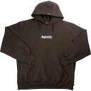 SUPREME Vv[ 21AW Box Logo Hooded Sweatshirt Dark Brown BOXSp[J[  Size ySz yVÕiEgpiz 20784635