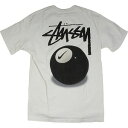STUSSY ステューシー ×Nike SS 8 Ball T-Shirt White 