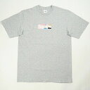 SUPREME シュプリーム ×Emilio Pucci 21SS Box Logo Tee Grey/Dusty Pink Tシャツ 灰 Size 【M】 【新古品・未使用品】 20769057