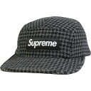 SUPREME Vv[ 23AW Houndstooth Wool Camp Cap Black LvLbv  Size yt[z yVÕiEgpiz 20784722