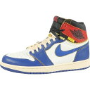 NIKE ナイキ ×UNION ユニオン UNION限定カラーAIR JORDAN 1 RETRO HI NRG/UN BV1300-146 スニーカー 青 S...