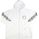 CHROME HEARTS クロム・ハーツ HORSESHOE ZIP HOODIE WHITE ジップパーカー 白 Size 【XXL】 【新古品・未使用品】 20786994