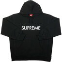 SUPREME Vv[ 22AW Capital Hooded Sweatshirt Black p[J[  Size yLz yVÕiEgpiz 20787868