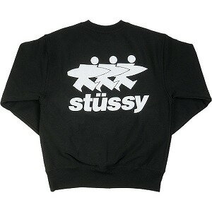 STUSSY ステューシー 24SS SURFWALK CREW BLACK クルーネックスウェット 黒 Size 【S】 【新古品 未使用品】 20794413