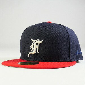Fear of God フィアーオブゴッド ×NEW ERA Essentials Classic Collection Cap Atlanta Braves Navy Red キャップ 紺 Size 【7 1/2(L)】 【新古品・未使用品】 20772313