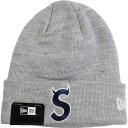 SUPREME シュプリーム 22AW New Era S Logo Beanie Gray ビーニー 灰 Size 【フリー】 【新古品・未使用品】 20785937