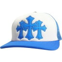 CHROME HEARTS クロム・ハーツ TRUCKER CAP NEW 3 CEM CRS BLUE キャップ 青 Size 【フリー】 【新古品・未使用品...