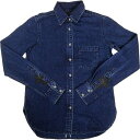 CHROME HEARTS クロム・ハーツ CH PLUS LOOSE ENDS SHIRT DK BLUE 長袖シャツ インディゴ Size 【M】 【新古品・未使用品】 20797764