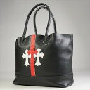 CHROME HEARTS NEn[c 3 CEMETERY CROSS TOTE BAG BLACK Z^[NXg[gobO  Size yt[z yVÕiEgpiz 20772549