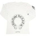 CHROME HEARTS クロム・ハーツ HORSESHOE LS T-SHIRT WHITE ロンT 白 Size 【XXL】 【新古品・未使用品】 20803491