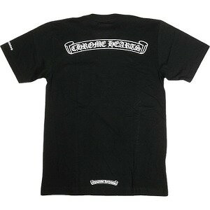 CHROME HEARTS クロム・ハーツ SCROLL SS T-SHIRT BLACK/WHITE Tシャツ 黒 Size 【S】 【新古品・未使用品】 20804001