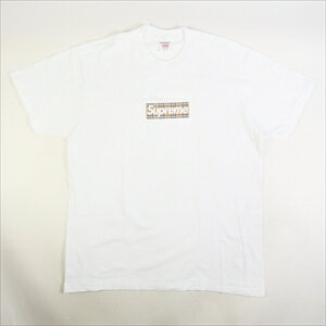 SUPREME シュプリーム ×Burberry 22SS Box Logo Tee White BOXロゴTシャツ 白 Size 【XL】 【新古品・未使用品】 20773277
