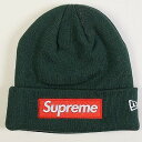 SUPREME シュプリーム 22AW New Era Box Logo Beanie Dark Pine ボックスロゴビーニー 緑 Size 【フリー】 【新古品・未使用品】 20790603