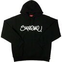 SUPREME Vv[ 22SS Raised Handstyle Hooded Sweatshirts Black p[J[  Size yLz yVÕiEgpiz 20788890