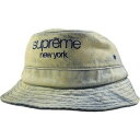 SUPREME シュプリーム 24SS Chino Twill Crusher Dirty Indigo クラッシャーハット インディゴ Size 【M/L】 【新古品・未使用品】 20795408(4)