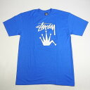 STUSSY Xe[V[ Crown Logo Tee Blue TVc  Size yLz yVÕiEgpiz 20775117