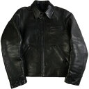 At Last  Co AbgXg/BUTCHER PRODUCTS ub`[v_Nc COSSACK HORSE HIDE LEATHER JACKET BLACK U[X|[cWPbg  Size y40z yÕi-ǂz 20780038