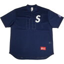 SUPREME シュプリーム 24AW S Logo Baseball Henley Navy ベースボールヘンリーネックTシャツ 紺 Size 【L】 【新古品・未使用品】 20802652(4)