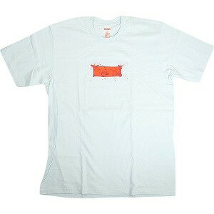 SUPREME シュプリーム ×Ralph Steadman 22SS Box Logo Tee Pale Blue Tシャツ 水色 Size 【L】 【新古品・未使用品】 20813639