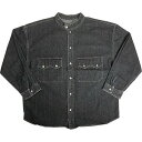 TENDERLOIN テンダーロイン DENIM SHT SNAP BOTTON WASH BLACK デニムシャツ 黒 Size 【L】 【中古品-良い】 20813708(4)