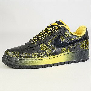 NIKE ナイキ ×Busy P AIR FORCE 1 SPRM I/O '08 LAF LIVESTRONG 378367-001 スニーカー 黒黄 Size 【27.0cm】 【中古品-ほぼ新品】 20767136