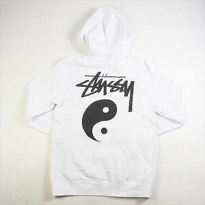 【SUPER SALE 6/11 01:59まで】STUSSY ステューシー Yin Yang Hoodie White パーカー 白 Size 【S】 【新古品 未使用品】 20775121【SALE】