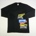 SUPREME Vv[ ~Thrasher XbV[ 21AW Multi logo L/S Tee Black T  Size ySz yÕi-ɗǂz 20777818