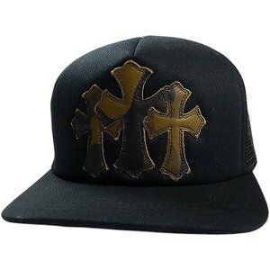 CHROME HEARTS ࡦϡ TRUCKER CAP NEW 3 CEM CRS BLACK/CAMO å奭å  Size ڥե꡼...