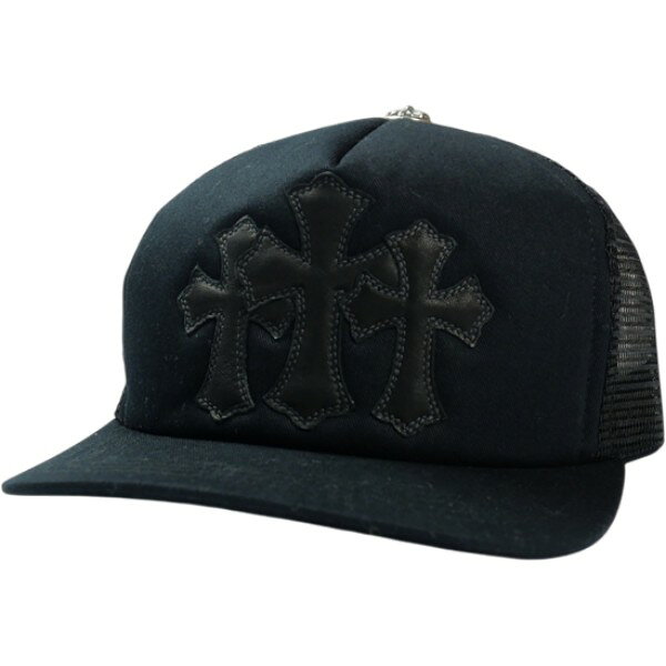 樂天商城 - CHROME HEARTS クロム・ハーツ TRUCKER CAP NEW 3 CEM CRS BLACK/BLACK メッシュキャップ 黒 Size 【フリー】 【新古品・未使用品】 30005656