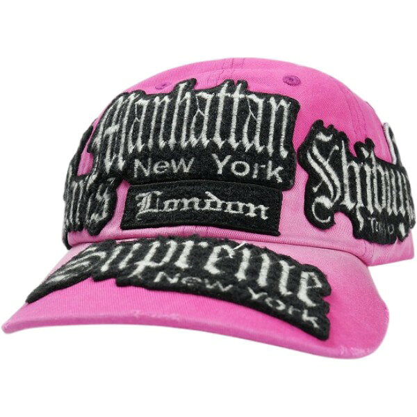 樂天商城 - SUPREME シュプリーム 26SS City Patches 6-Panel Magenta キャップ ピンク Size 【フリー】 【新古品・未使用品】 30006281