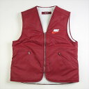 SUPREME シュプリーム ×NIKE 18AW Reversible Nylon Sherpa Vest Burgundy ベスト バーガンディー Size 【S】 【新古品・未使用品】 20778990