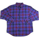 SUPREME Vv[ 19AW Tartan Flannel Shirt Purple Vc  Size ySz yÕi-ǂz 20779015