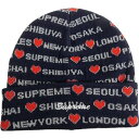 SUPREME シュプリーム 24AW Hearts Beanie Navy ビーニー 紺 Size 【フリー】 【新古品・未使用品】 20808626(4)